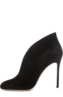 Замшевые ботильоны Vamp Gianvito Rossi