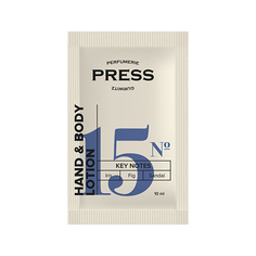 Увлажняющее молочко для рук и тела № 15, 10 мл Press Gurwitz Perfumerie