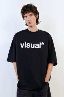футболка мужская Футболка oversize хлопковая с надписью Befree