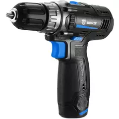 Дрель-шуруповерт аккумуляторная Deko ZKCD12 084-1040, 12 В Li-ion 2x3 Ач ДЕКО