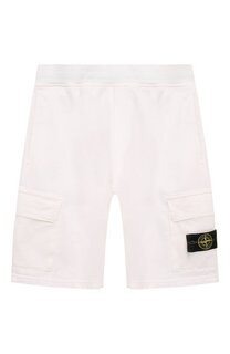 Хлопковые шорты-карго Stone Island
