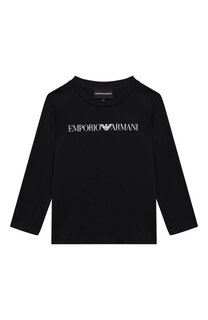 Хлопковый лонгслив Emporio Armani