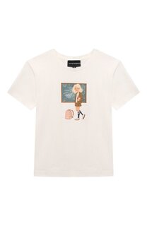 Хлопковая футболка Emporio Armani