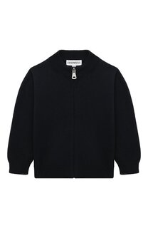 Кардиган из хлопка и шерсти Emporio Armani