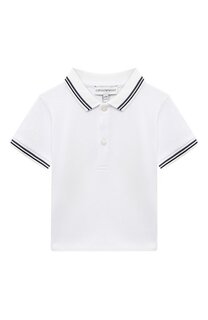Хлопковое поло Emporio Armani