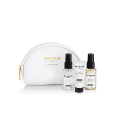 Косметичка со средствами для укладки White Cosmetic Styling Bag Balmain