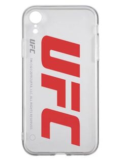 Чехол - накладка Red Line УТ000019050 силиконовый, UFC для Apple iPhone XR (6.1"), дизайн №23, прозрачный
