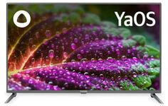 Телевизор StarWind SW-LED43UG400 LED 43" Яндекс.ТВ стальной 4K Ultra HD 60Hz DVB-T DVB-T2 DVB-C DVB-S DVB-S2 USB WiFi Smart TV