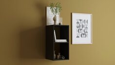 Стеллаж Scout 2 секции, цвет Графит Home