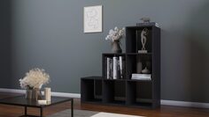 Стеллаж Scout 6 секций, цвет Графит Home