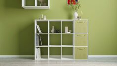 Стеллаж Scout 12 секций, цвет Белый л д Home