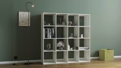 Стеллаж Scout 16 секций, цвет Белый л д Home