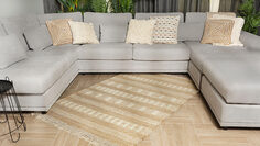 Ковер Askona Home Jute, цвет натуральный, белый сканди