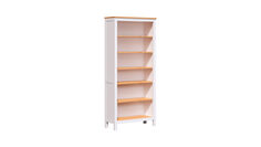 Шкаф книжный Terek 090, цвет белый , светло-коричневый Home
