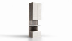 Шкаф интерьерный Space Solutions Ice, цвет Венге Аскона