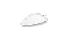 Блюдо для сервировки Leaf, цвет белый Home