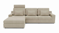 Угловой диван Darwin new с малым канапе слева Аскона