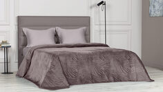 Покрывало стеганое Velvet Edition (листья), цвет Муссон Home