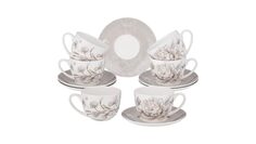 Чайный набор 12 пр Белый цветок Home
