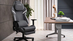 Массажное кресло Askona Smart Jet Office Relax цвет серый