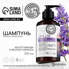 Шампунь для волос с маслом лаванды и экстрактом мелиссы, густые и сильные, 300 мл, eco lab by ural lab