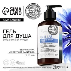 Гель для душа с белой глиной и экстрактом василька, 300 мл, eco lab by ural lab
