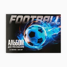 Альбом для рисования на скрепке а4, 12 листов NO Brand