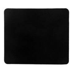 Коврик для мыши, игровой, 25x29x0,2 см, оверлок, черный NO Brand