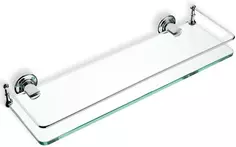 Полка стеклянная Stil Haus Smart 766Smart(08) 40 см, хром