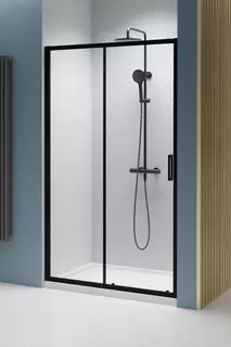 Душевая дверь Radaway Premium Pro Black DWJ 120L 1014120-54-01L профиль черный матовый, стекло прозрачное