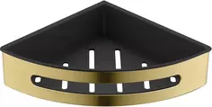 Полка Schein 9326BG 20,7x20,7 см, угловая, золотой матовый