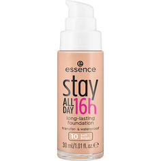 Тональное средство ESSENCE Устойчивая тональная основа Stay All Day 16h