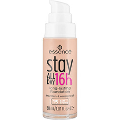Тональное средство ESSENCE Устойчивая тональная основа Stay All Day 16h