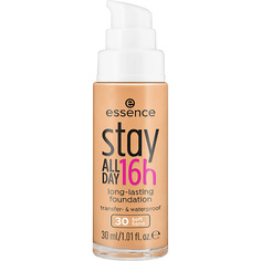 Тональное средство ESSENCE Устойчивая тональная основа Stay All Day 16h