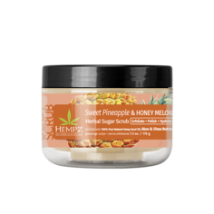 Скраб для тела HEMPZ Cкраб сахарный для тела Ананас и Медовая Дыня/Sweet Pineapple & Honey Melon Herbal Sugar Scrub 176.0