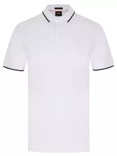Поло Slim Fit хлопковое Boss