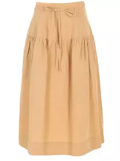 Юбка из хлопка и льна Ulla Johnson