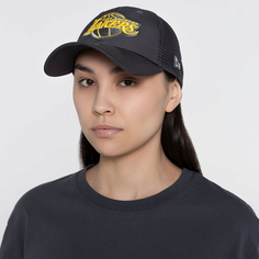Кепка LA Lakers Home Field Grey 9FORTY Trucker Cap New Era