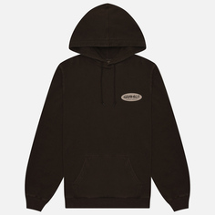 Мужская толстовка Gramicci Original Freedom Oval Hoodie, цвет коричневый