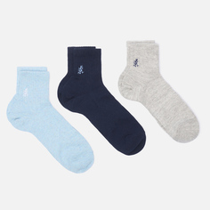 Комплект носков Gramicci 3-Pack Basic Short, цвет комбинированный