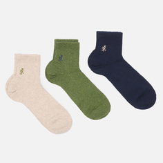 Комплект носков Gramicci 3-Pack Basic Short, цвет комбинированный