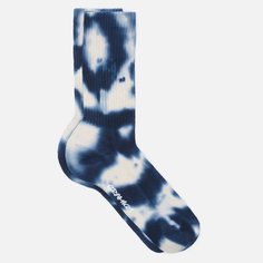 Носки Gramicci Tie Dye Crew, цвет синий