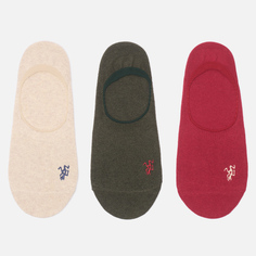 Комплект носков Gramicci 3-Pack Basic Footcover, цвет комбинированный