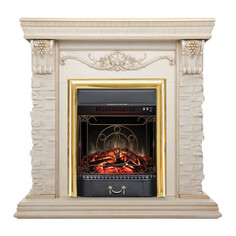 Камины электрические каминокомплект REALFLAME PATRICIA STD WT+MAJESTIC 1500Вт белый дуб