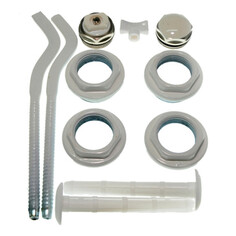 Комплектующие для радиаторов набор для подключения радиатора 1/2 LEDEME с кронштейнами