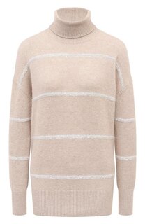 Свитер из шерсти и хлопка Brunello Cucinelli