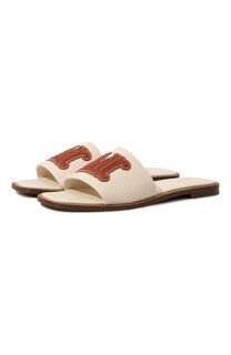 Текстильные шлепанцы Max Mara