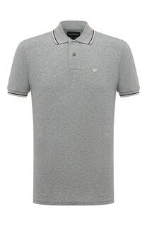 Хлопковое поло Emporio Armani