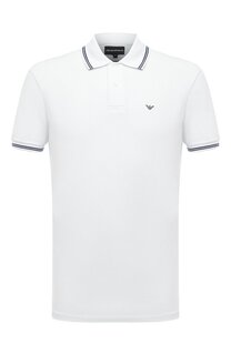 Хлопковое поло Emporio Armani