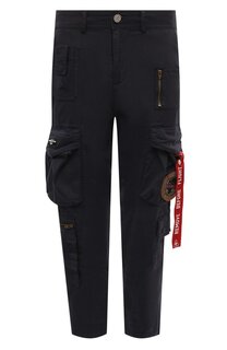 Хлопковые брюки-карго Aeronautica Militare